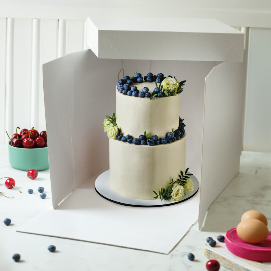  Foto: Scatola dolci microonda c/coperchio 36,5x36,5 h 40 cm Decora